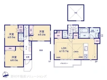 【東京都/杉並区久我山】杉並区久我山4丁目 新築一戸建て 間取り図