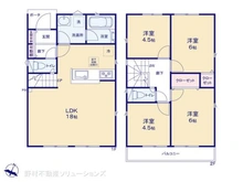 【東京都/西東京市南町】西東京市南町3丁目 新築一戸建て 間取り図