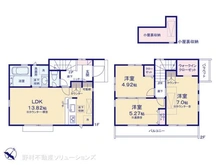 【東京都/西東京市芝久保町】西東京市芝久保町1丁目 新築一戸建て 間取り図