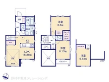 【東京都/西東京市南町】西東京市南町3丁目 新築一戸建て 間取り図