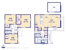 【東京都/西東京市田無町】西東京市田無町7丁目 新築一戸建て 間取り図
