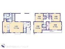 【東京都/西東京市西原町】西東京市西原町5丁目 新築一戸建て 間取り図