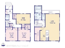 【東京都/西東京市保谷町】西東京市保谷町3丁目 新築一戸建て 間取り図