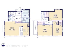 【東京都/西東京市保谷町】西東京市保谷町5丁目 新築一戸建て 間取り図