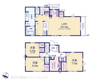 【東京都/練馬区立野町】練馬区立野町 新築一戸建て 間取り図