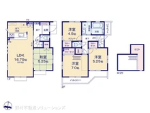 【東京都/西東京市芝久保町】西東京市芝久保町3丁目 新築一戸建て 間取り図