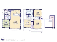 【東京都/西東京市芝久保町】西東京市芝久保町3丁目 新築一戸建て 間取り図