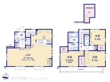 【東京都/西東京市芝久保町】西東京市芝久保町3丁目 新築一戸建て 間取り図