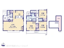 【東京都/西東京市芝久保町】西東京市芝久保町3丁目 新築一戸建て 間取り図
