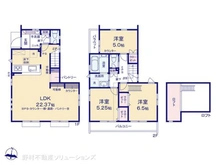 【東京都/西東京市芝久保町】西東京市芝久保町3丁目 新築一戸建て 間取り図
