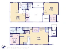 【東京都/練馬区関町南】練馬区関町南1丁目 新築一戸建て 間取り図