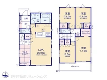 【東京都/練馬区上石神井】練馬区上石神井1丁目 新築一戸建て 間取り図