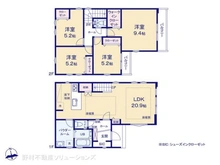 【東京都/西東京市保谷町】西東京市保谷町3丁目 新築一戸建て 間取り図