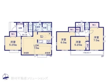 【東京都/西東京市西原町】西東京市西原町2丁目 新築一戸建て 間取り図