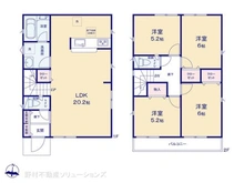 【東京都/西東京市柳沢】西東京市柳沢6丁目 新築一戸建て 間取り図