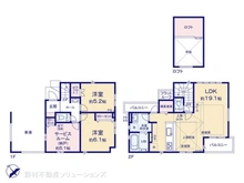 【東京都/練馬区立野町】練馬区立野町 新築一戸建て 間取り図