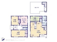 【東京都/練馬区関町南】練馬区関町南2丁目 新築一戸建て 間取り図
