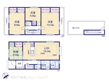 【東京都/練馬区関町南】練馬区関町南2丁目 新築一戸建て 間取り図