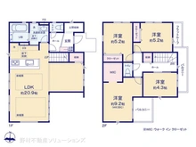【東京都/西東京市田無町】西東京市田無町1丁目 新築一戸建て 間取り図