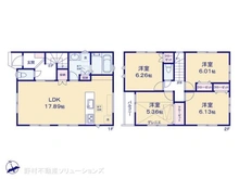 【東京都/稲城市押立】稲城市押立 新築一戸建て 間取り図