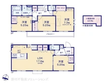 【東京都/稲城市東長沼】稲城市東長沼 新築一戸建て 間取り図
