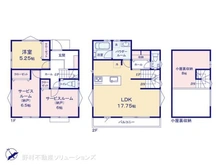 【東京都/稲城市大丸】稲城市大丸 新築一戸建て 間取り図