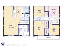 【東京都/調布市深大寺東町】調布市深大寺東町1丁目 新築一戸建て 間取り図