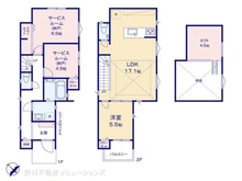 【東京都/調布市国領町】調布市国領町7丁目 新築一戸建て 間取り図