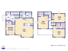 【東京都/稲城市東長沼】稲城市東長沼 新築一戸建て 間取り図