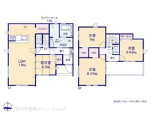 【東京都/稲城市東長沼】稲城市東長沼 新築一戸建て 間取り図