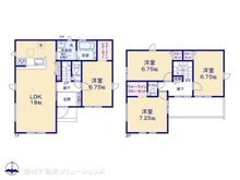 【東京都/稲城市東長沼】稲城市東長沼 新築一戸建て 間取り図