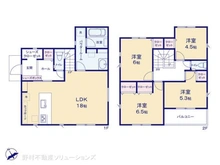 【東京都/稲城市押立】稲城市押立 新築一戸建て 間取り図