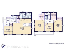 【東京都/稲城市若葉台】稲城市若葉台1丁目 新築一戸建て 間取り図