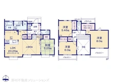 【東京都/稲城市百村】稲城市百村 新築一戸建て 間取り図