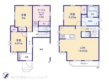 【東京都/稲城市矢野口】稲城市矢野口 新築一戸建て 間取り図