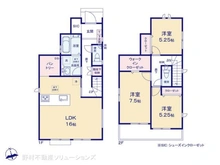 【東京都/調布市国領町】調布市国領町5丁目 新築一戸建て 間取り図
