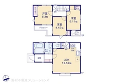 【東京都/三鷹市大沢】三鷹市大沢4丁目 新築一戸建て 間取り図
