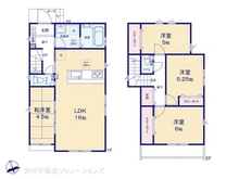 【東京都/稲城市押立】稲城市押立 新築一戸建て 間取り図
