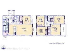 【東京都/稲城市東長沼】稲城市東長沼 新築一戸建て 間取り図