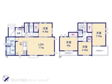 【東京都/稲城市坂浜】稲城市坂浜 新築一戸建て 間取り図