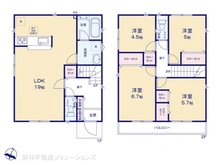 【東京都/調布市深大寺東町】調布市深大寺東町4丁目 新築一戸建て 間取り図