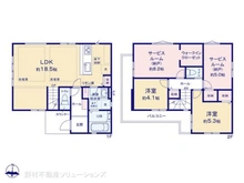 【東京都/調布市深大寺東町】調布市深大寺東町6丁目 新築一戸建て 間取り図
