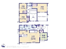 【神奈川県/川崎市麻生区上麻生】川崎市麻生区上麻生7丁目 新築一戸建て 間取り図