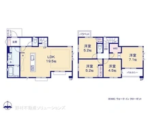 【神奈川県/川崎市多摩区生田】川崎市多摩区生田4丁目 新築一戸建て 間取り図