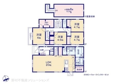 【神奈川県/川崎市麻生区王禅寺東】川崎市麻生区王禅寺東5丁目 新築一戸建て 間取り図