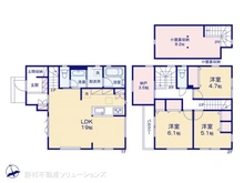 【神奈川県/川崎市麻生区王禅寺東】川崎市麻生区王禅寺東5丁目 新築一戸建て 間取り図
