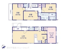 【神奈川県/川崎市麻生区片平】川崎市麻生区片平3丁目 新築一戸建て 間取り図