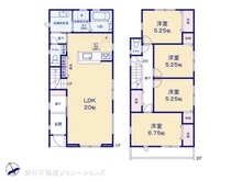 【神奈川県/川崎市多摩区寺尾台】川崎市多摩区寺尾台1丁目 新築一戸建て 間取り図