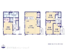 【神奈川県/川崎市多摩区宿河原】川崎市多摩区宿河原7丁目 新築一戸建て 間取り図