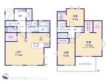 【東京都/稲城市平尾】稲城市平尾2丁目 新築一戸建て 間取り図